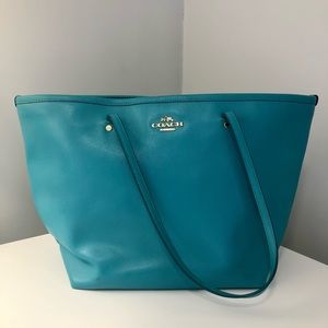 Coach teal bag